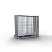 SET | with 20 construction fences | on storage and transport pallet | Mobile fence ,,Standard